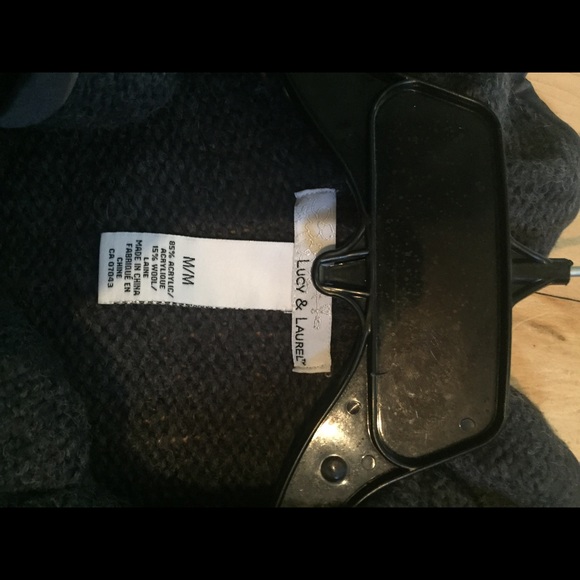 NWOT unique ruffle front cardigan - Picture 4 of 4